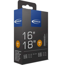 Load image into Gallery viewer, Schwalbe 16 Inch Inner Tube AV4 - 16 x 1.50 - 2.50