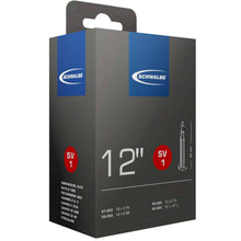 Load image into Gallery viewer, 12&quot; / 12 1/2&quot; x 1.75 / 2 1/4&quot; Schwalbe Inner Tube No. 1 (AV1, AV145, SV1, DV1)