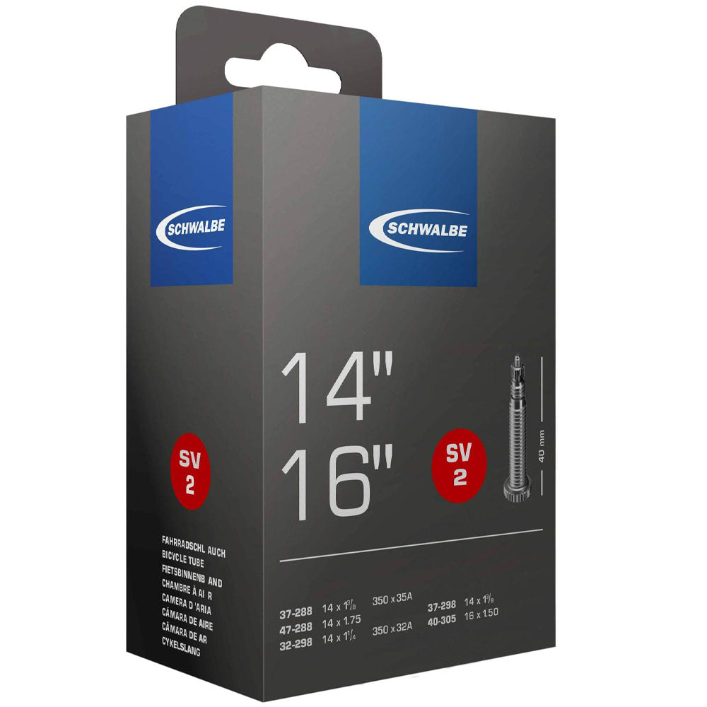 14" x 1 1/4, 1 3/8, 1 5/8 Schwalbe Inner Tube No. 2