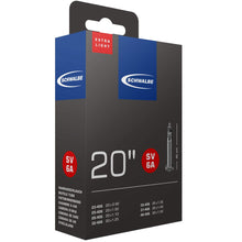 Load image into Gallery viewer, 20&quot; x 0.90 - 1.50 Schwalbe Inner Tube Presta Valve Extra Light No. 6A