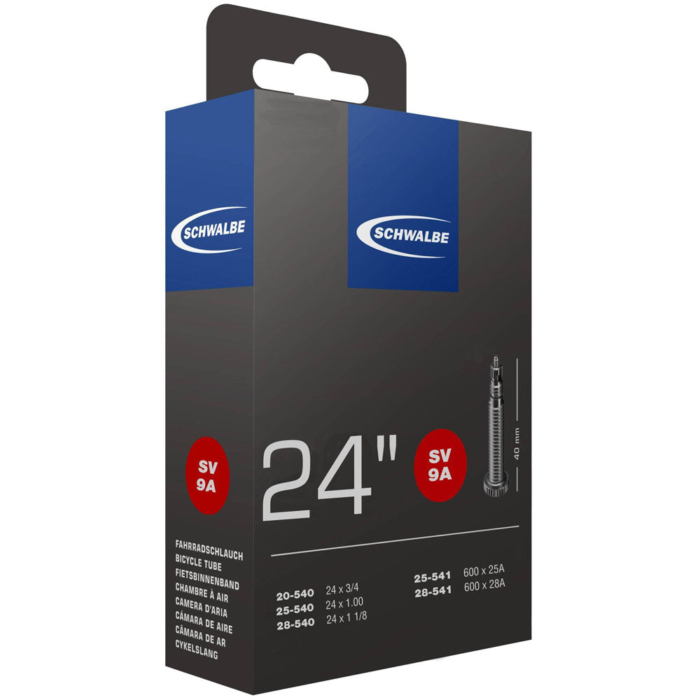 24" x 3/4", 1 1/8" (600 x 25A - 28A) Schwalbe Inner Tube No. 9A