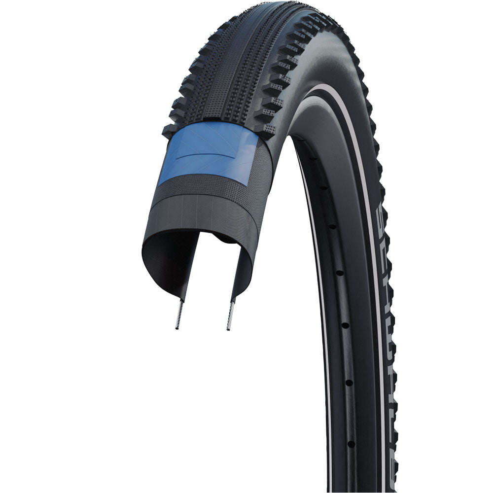 Schwalbe Hurricane Tyre Black Reflex puncture protection