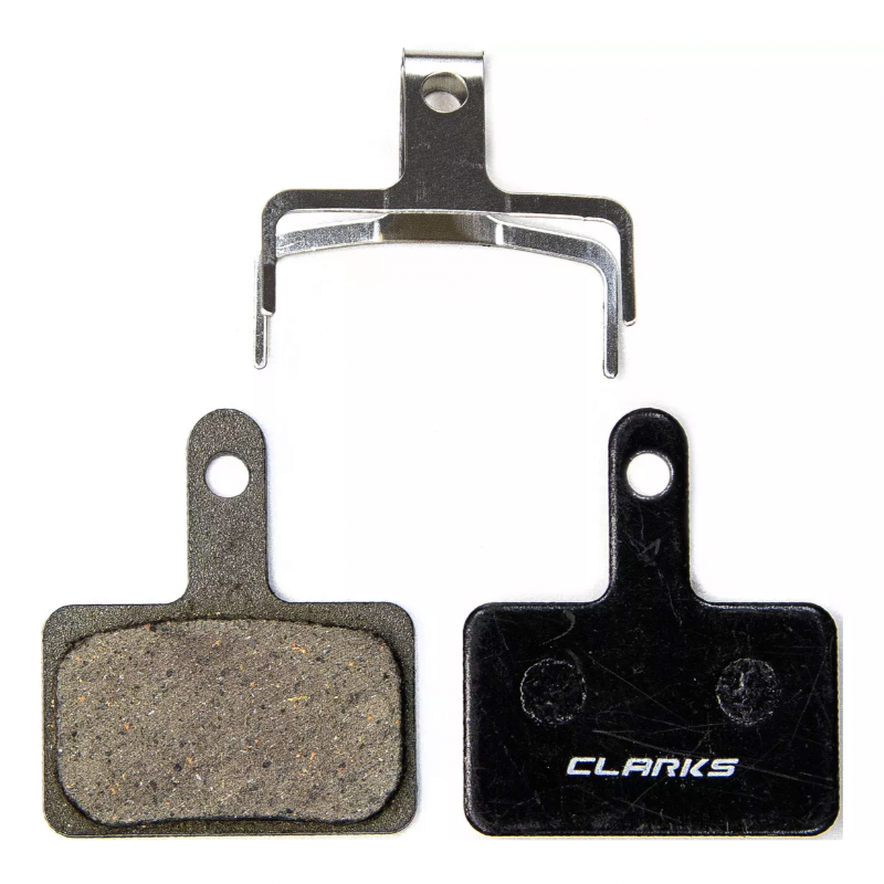 Clarks VX811C Disc Brake Pads (Organic) front and rear view