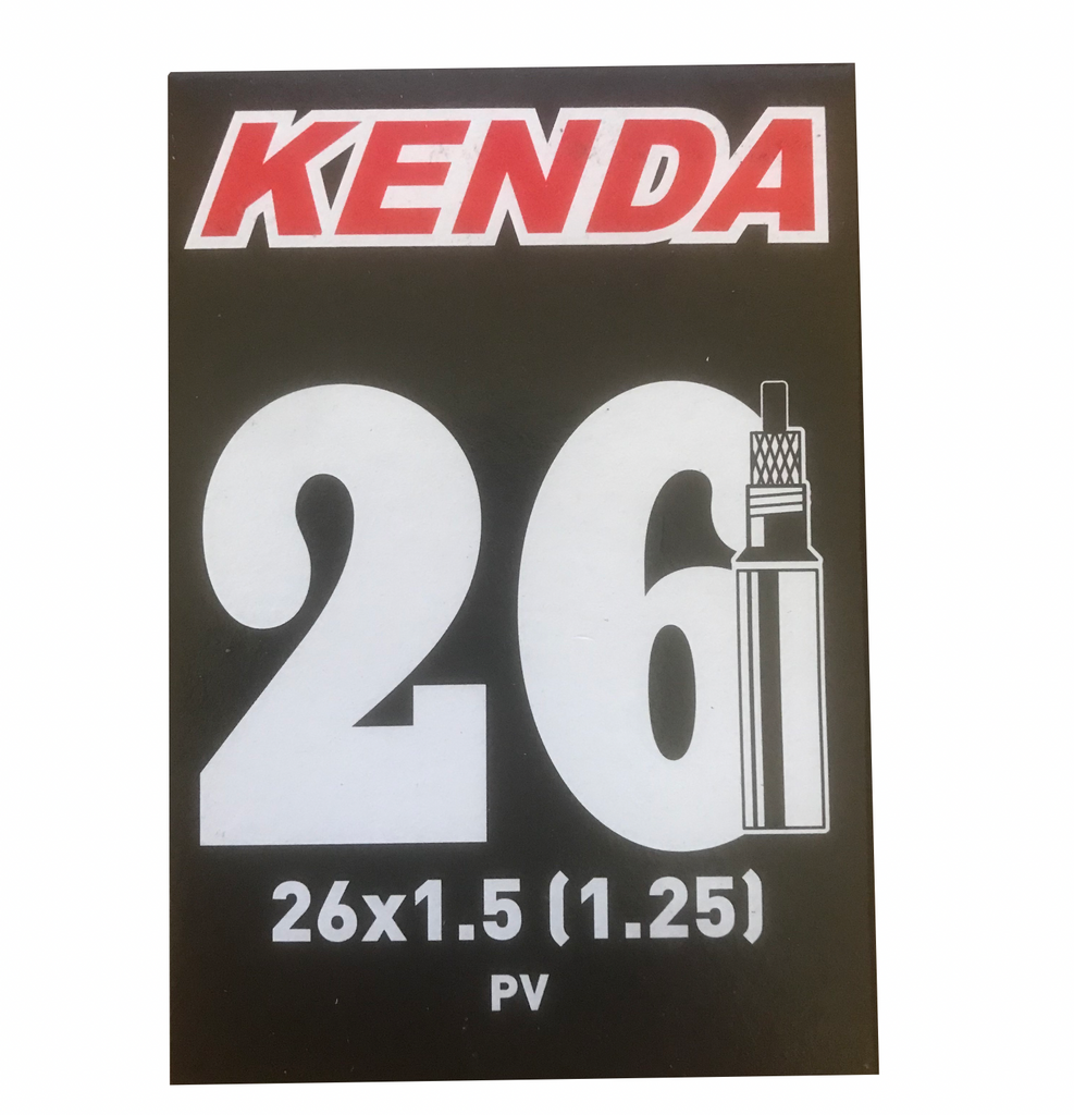 26 x 1.5" (1.25) Kenda Bike Inner Tube - Presta Valve